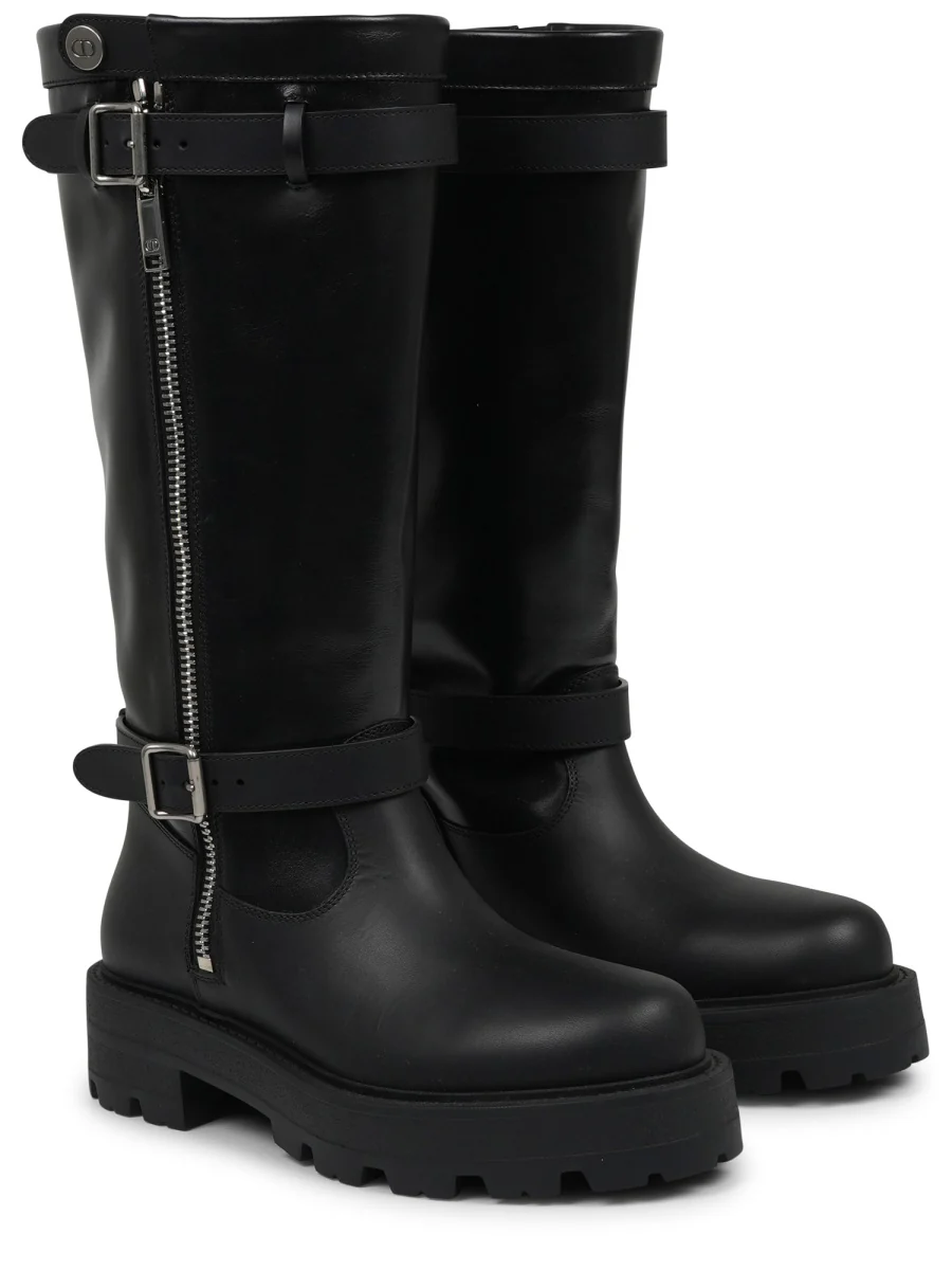 Dior Women’s D-Major Calf Leather Boots - Image 2
