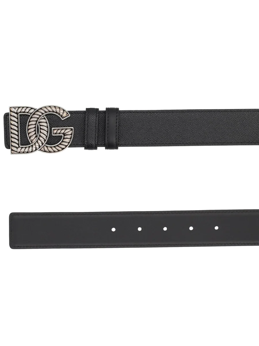 DOLCE & GABBANA Alpine Logo-buckle Belt - Image 3