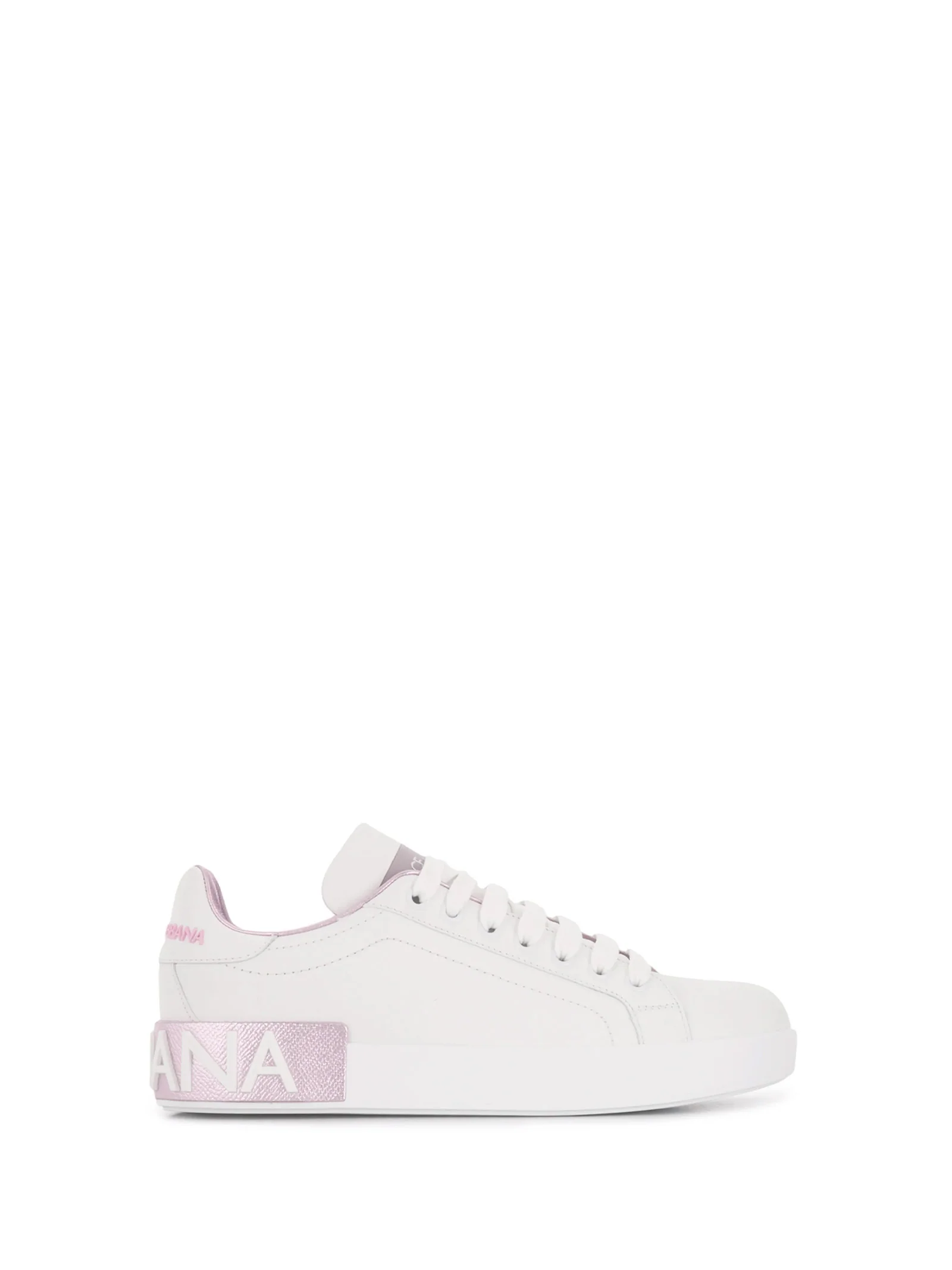 DOLCE & GABBANA Calfskin Nappa Portofino Sneakers for Women