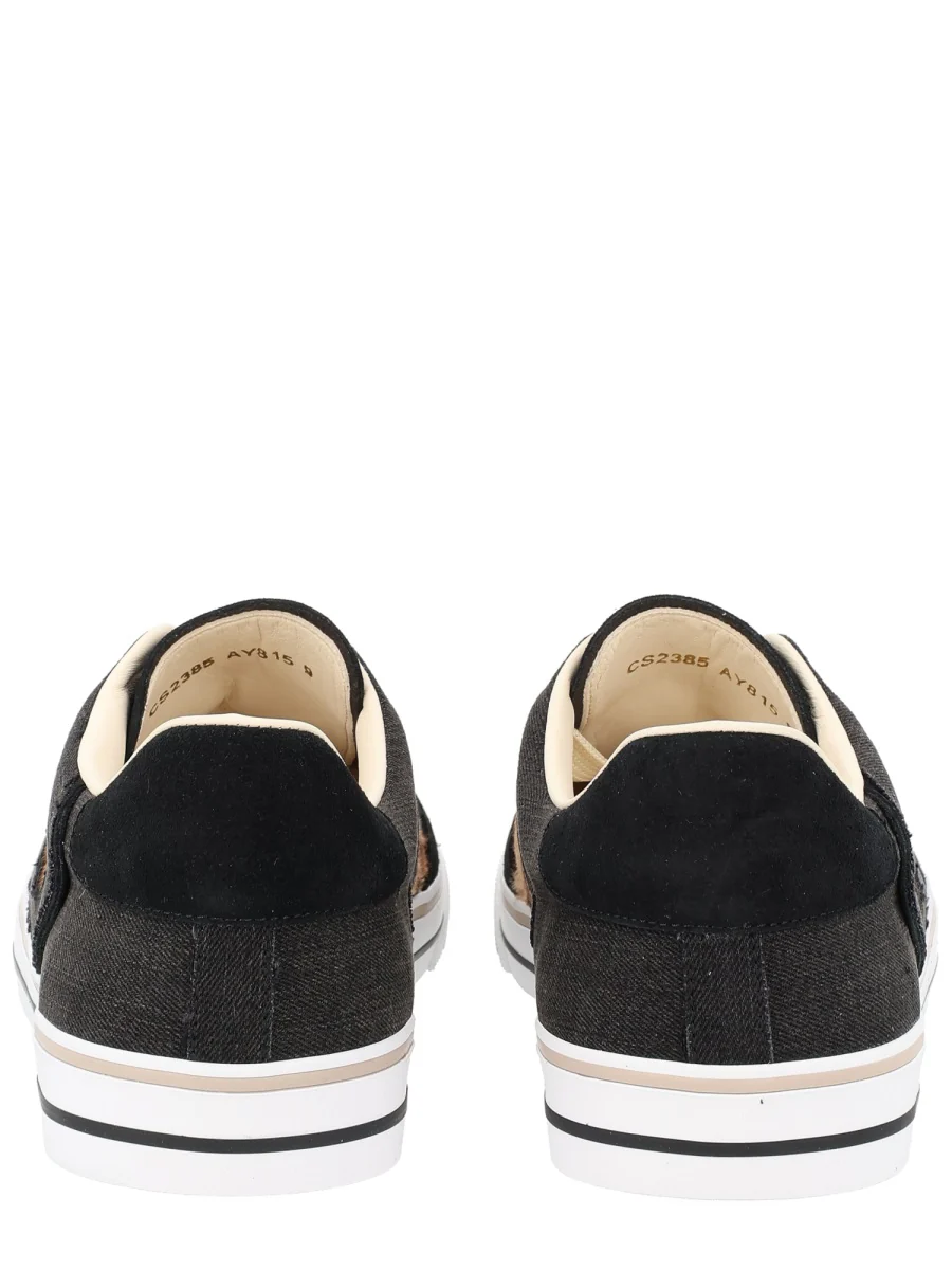 DOLCE & GABBANA Cheetah-Print Clear-Sole High-Top Sneakers - Image 4