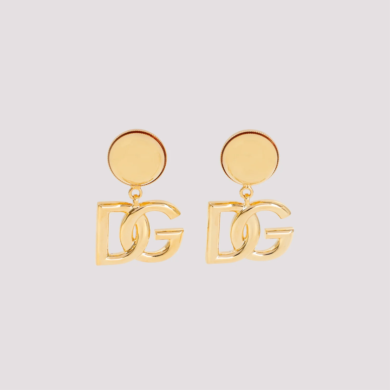 DOLCE & GABBANA Clip-on Earrings with DG Logo - Image 4