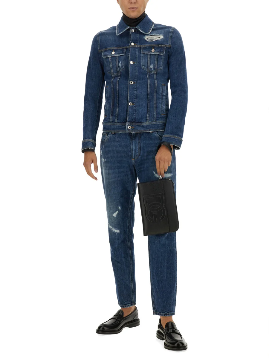 DOLCE & GABBANA Denim Stretch Jacket - Image 2