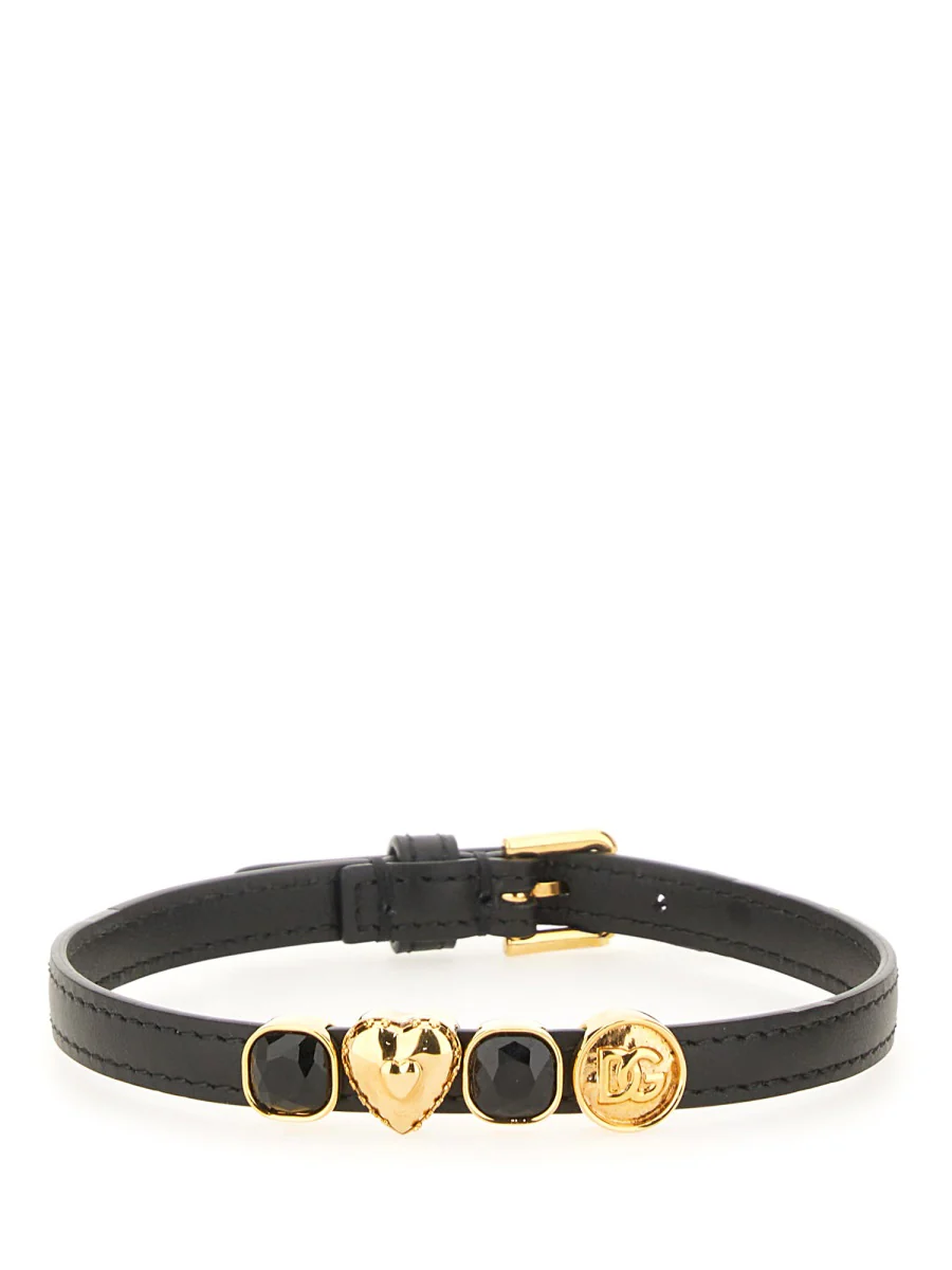 DOLCE & GABBANA DG-logo Leather Belt