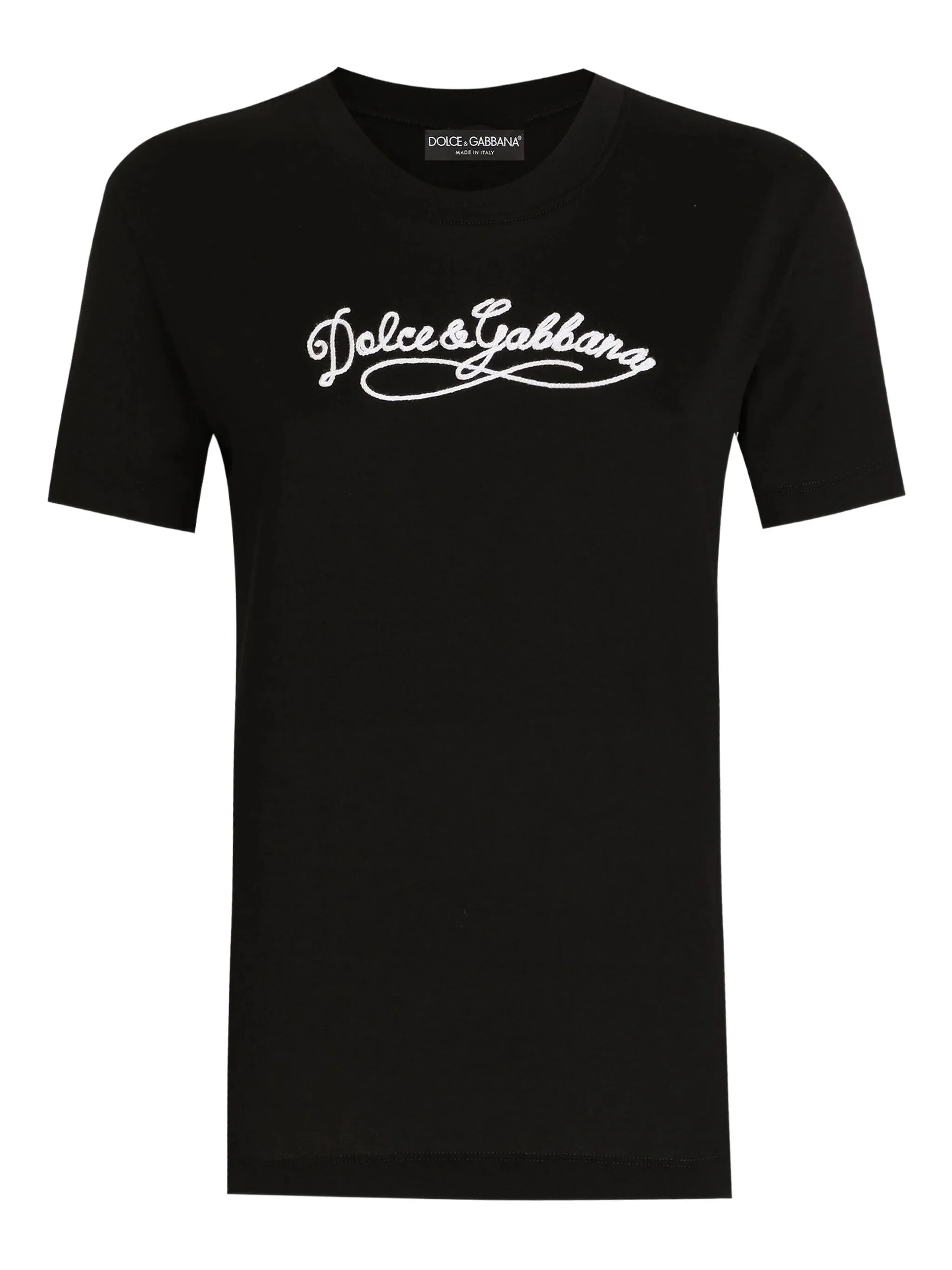 Dolce & Gabbana Embroidered Logo Relaxed Fit T-Shirt Size 40
