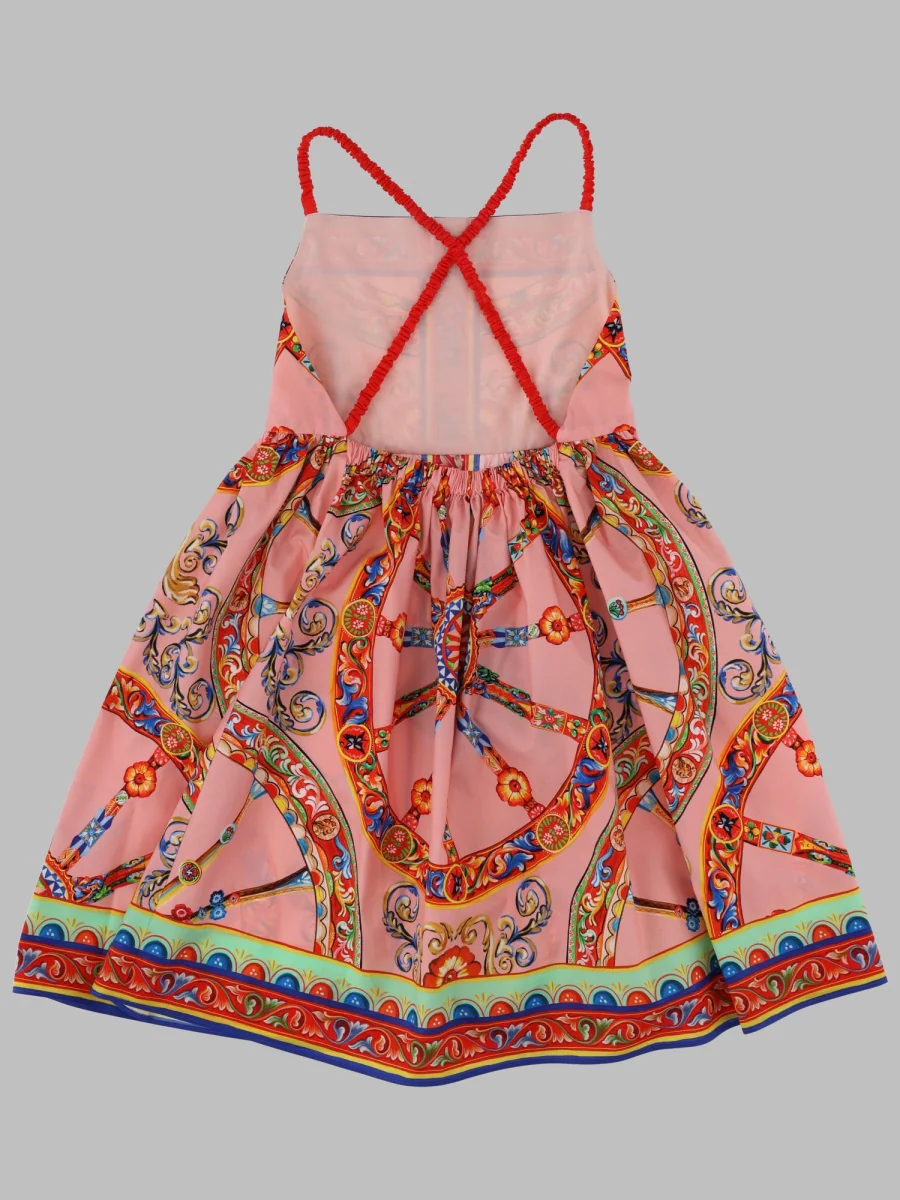 Dolce & Gabbana Girls' Sleeveless 100% Cotton Gown - Image 3