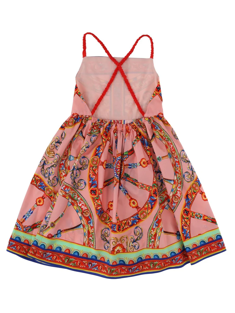 Dolce & Gabbana Girls' Sleeveless 100% Cotton Gown - Image 4