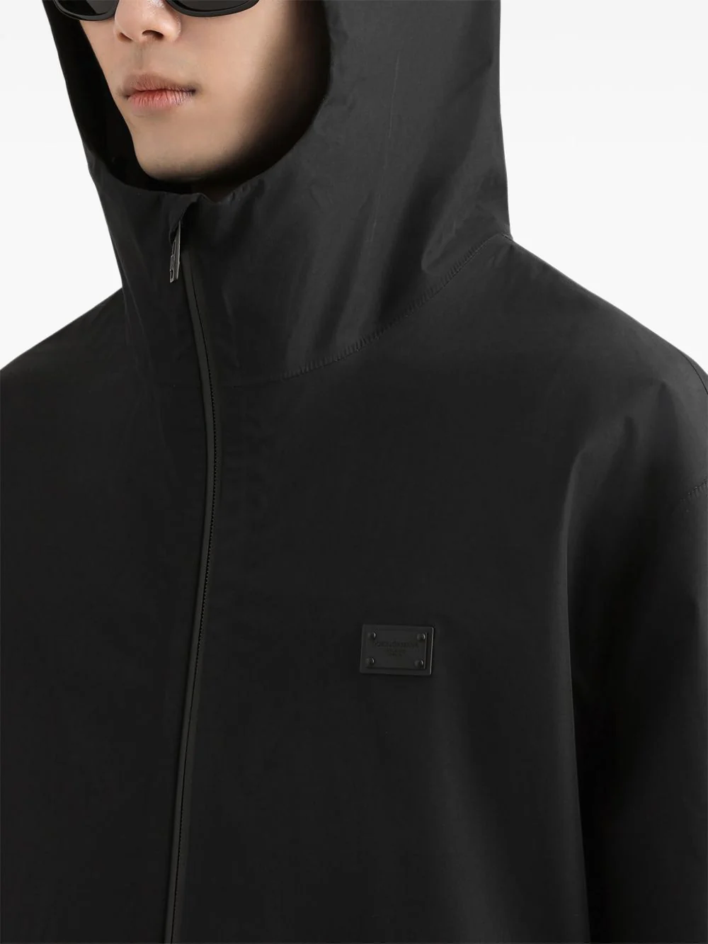 DOLCE & GABBANA Hooded Cotton Jacket - Image 2