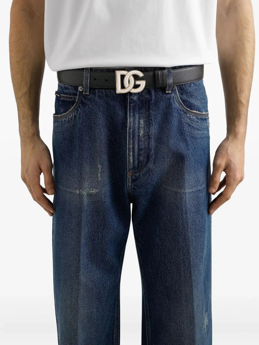 DOLCE & GABBANA Leather Belt - Image 5