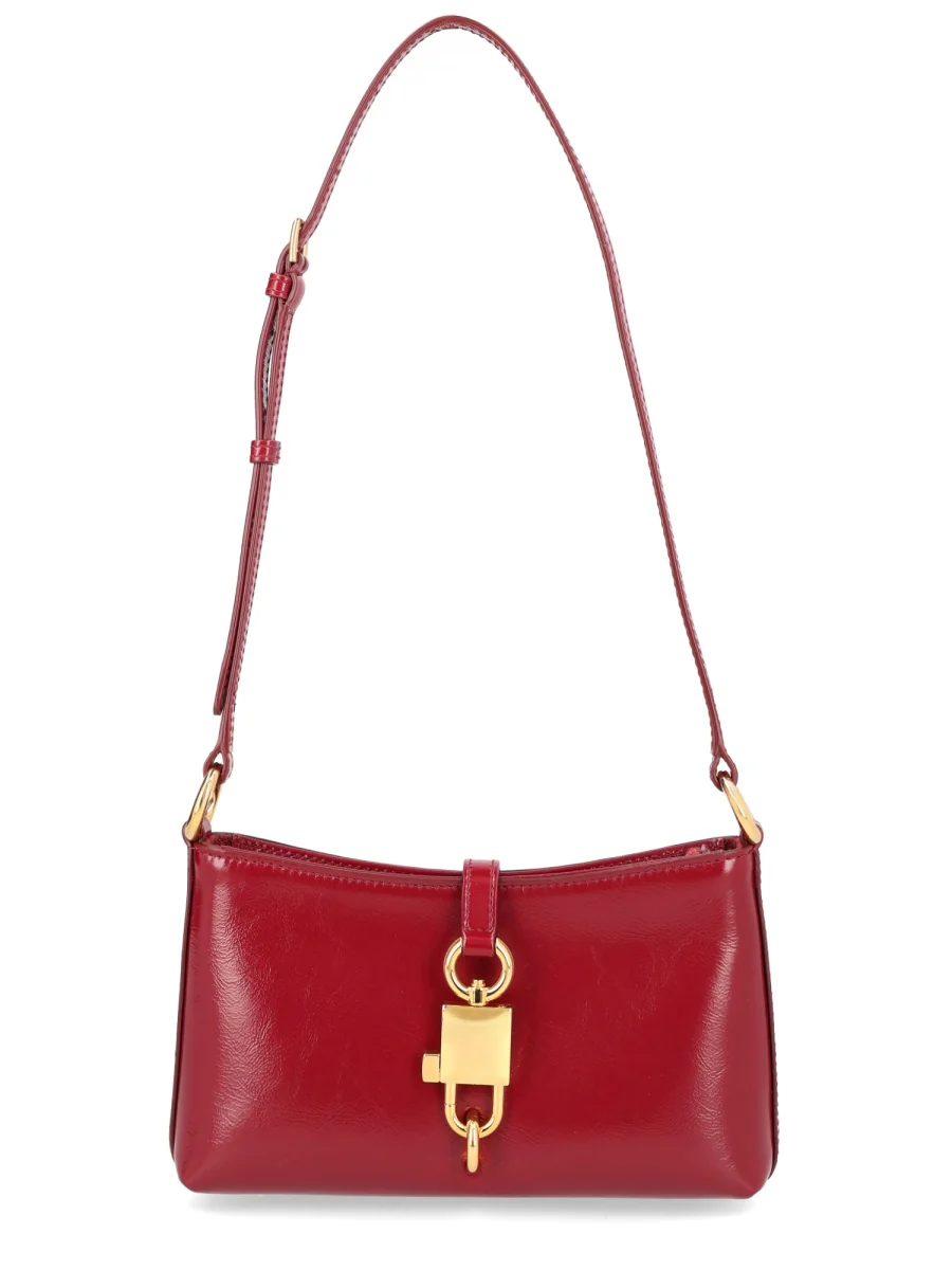 DOLCE & GABBANA Lock Leather Shoulder Bag