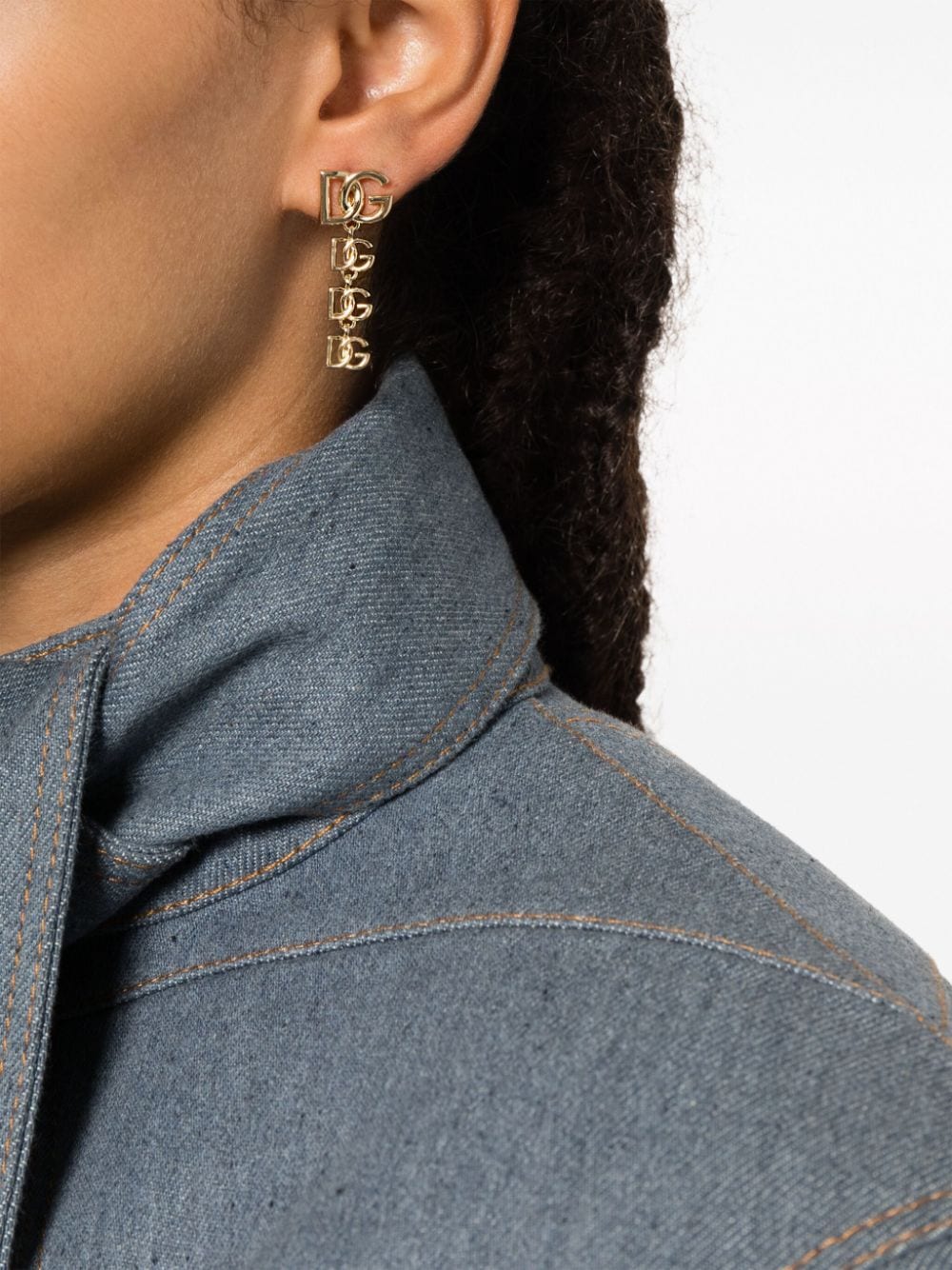 DOLCE & GABBANA Logo Earrings - Image 3