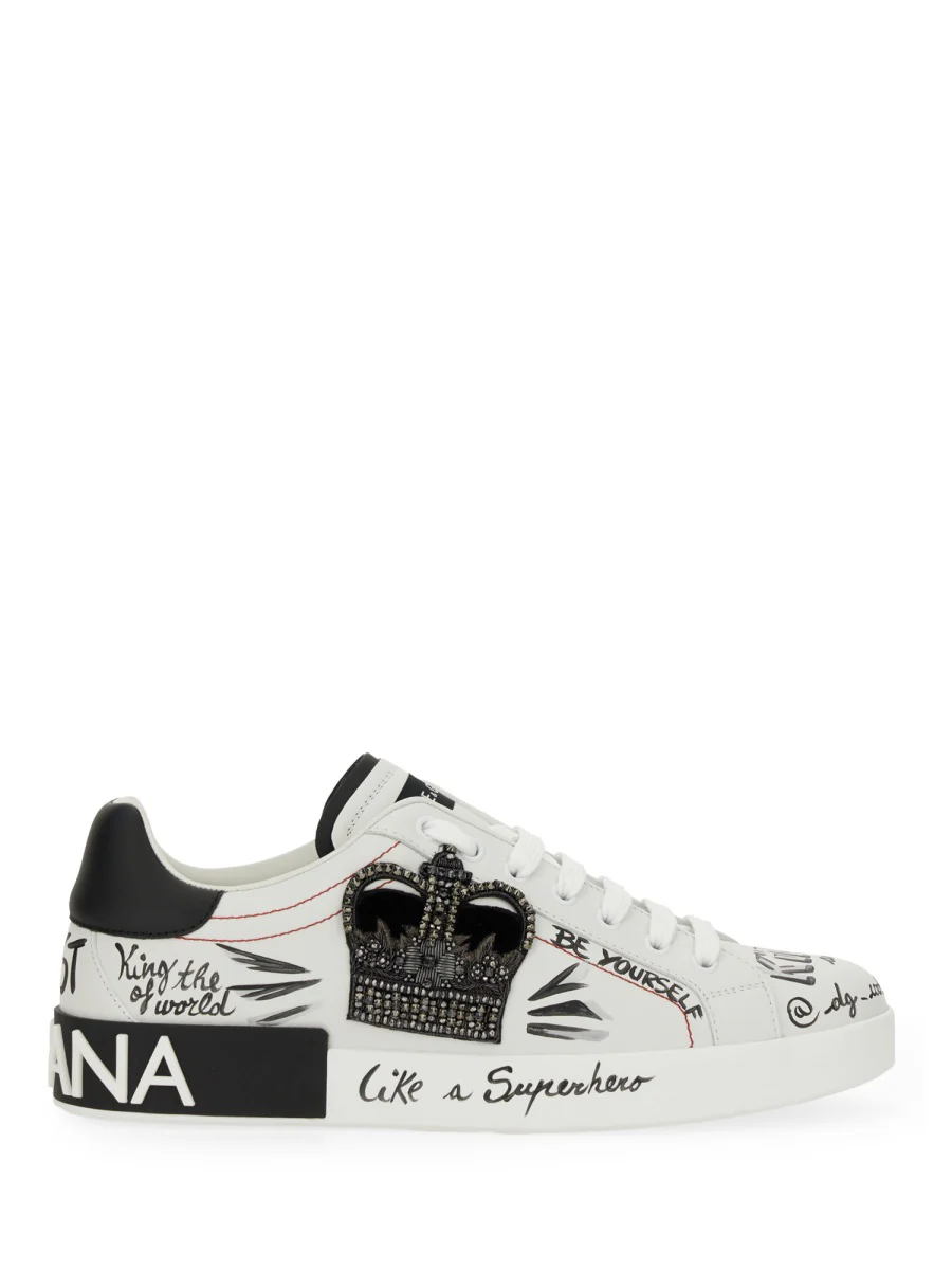 DOLCE & GABBANA Logo-patch Sneakers