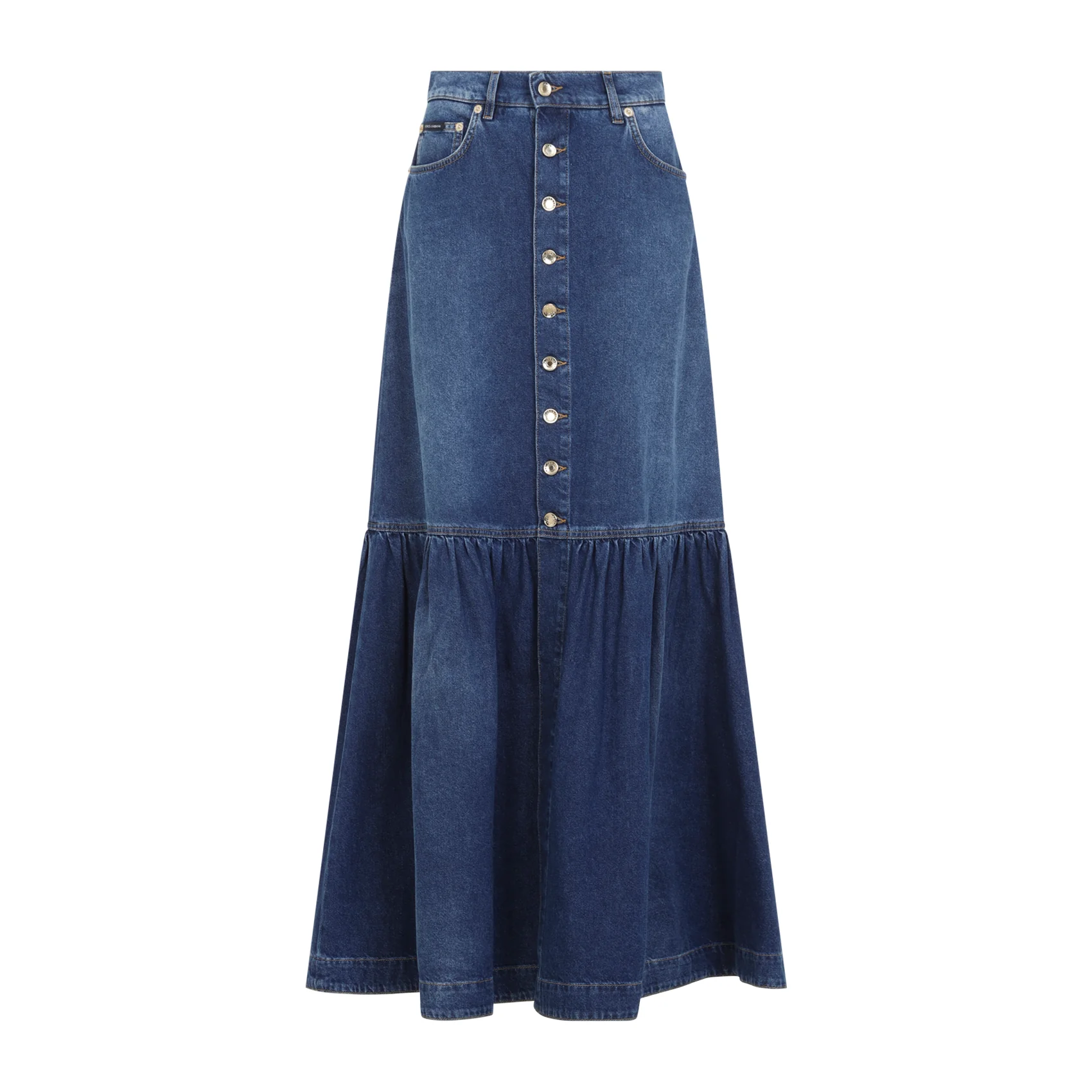 Dolce & Gabbana Long Denim Skirt for Women - Image 2