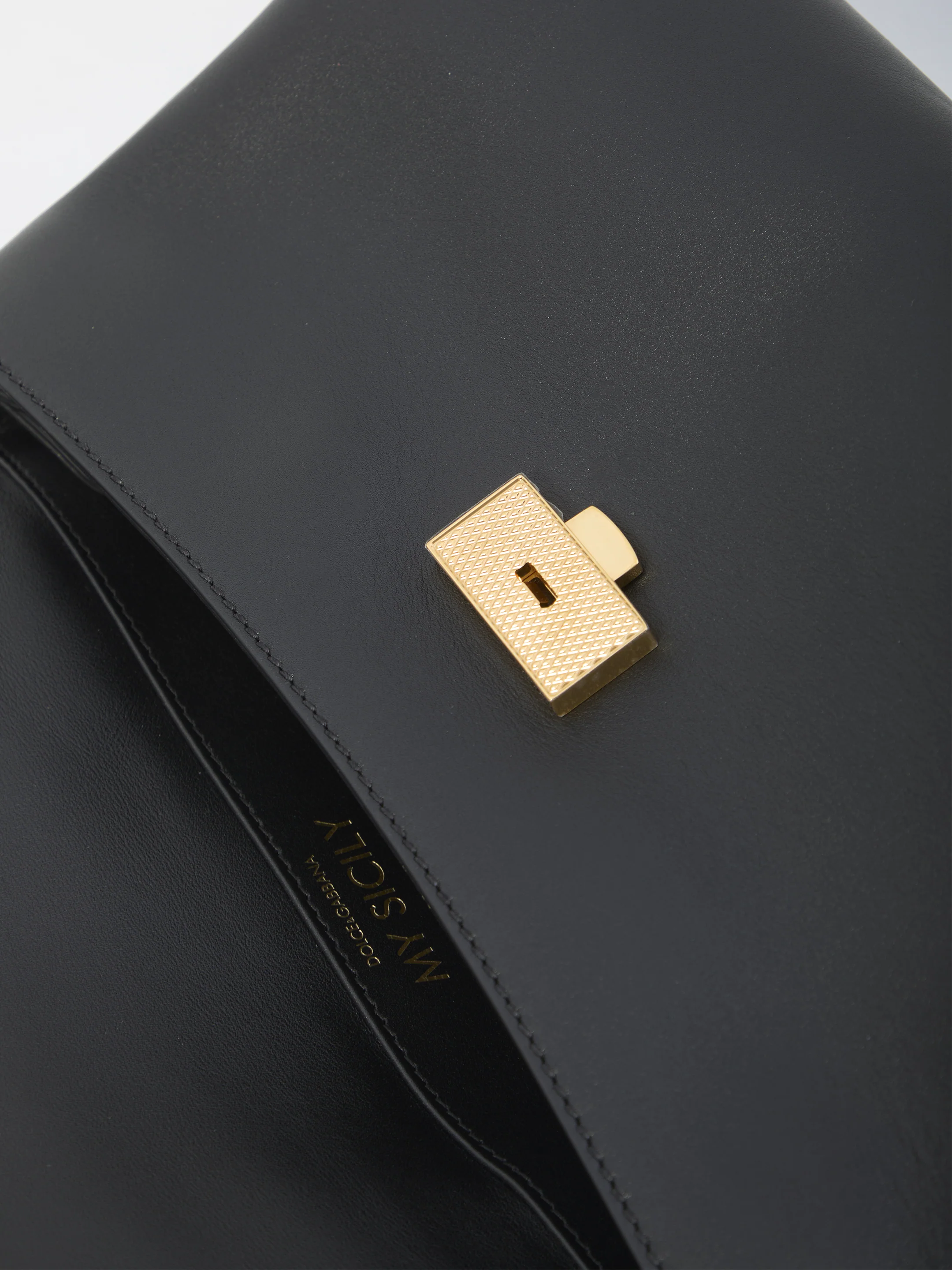 DOLCE & GABBANA Medium My Sicily Handbag in Plongé Calfskin for Women - Image 4