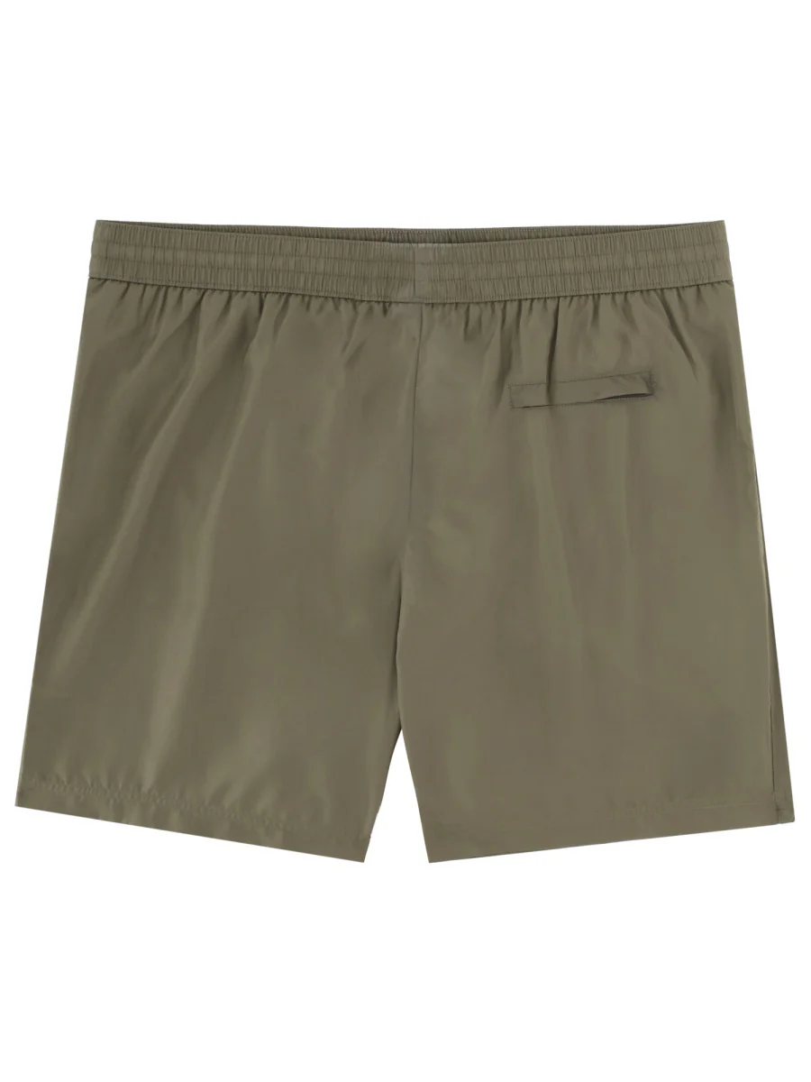 DOLCE & GABBANA Mid-Length Swim Trunks with Logo Tag - Image 2