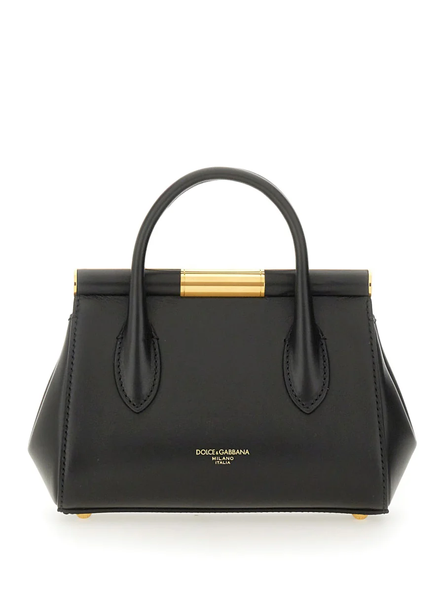 DOLCE & GABBANA Mini Marlene Day Bag in Palmellato Calfskin - Image 4