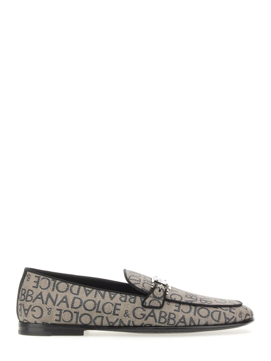 DOLCE & GABBANA Printed Jacquard Loafers