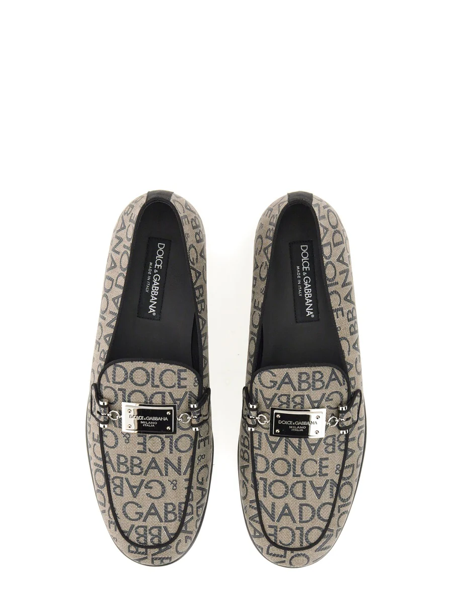 DOLCE & GABBANA Printed Jacquard Loafers - Image 2