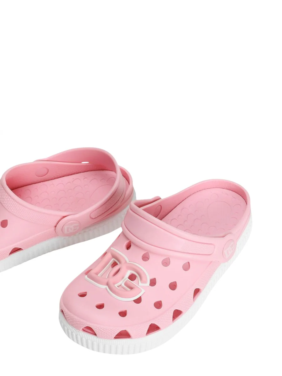 Dolce & Gabbana Stylish Mini Sandals with Logo for Kids - Image 5