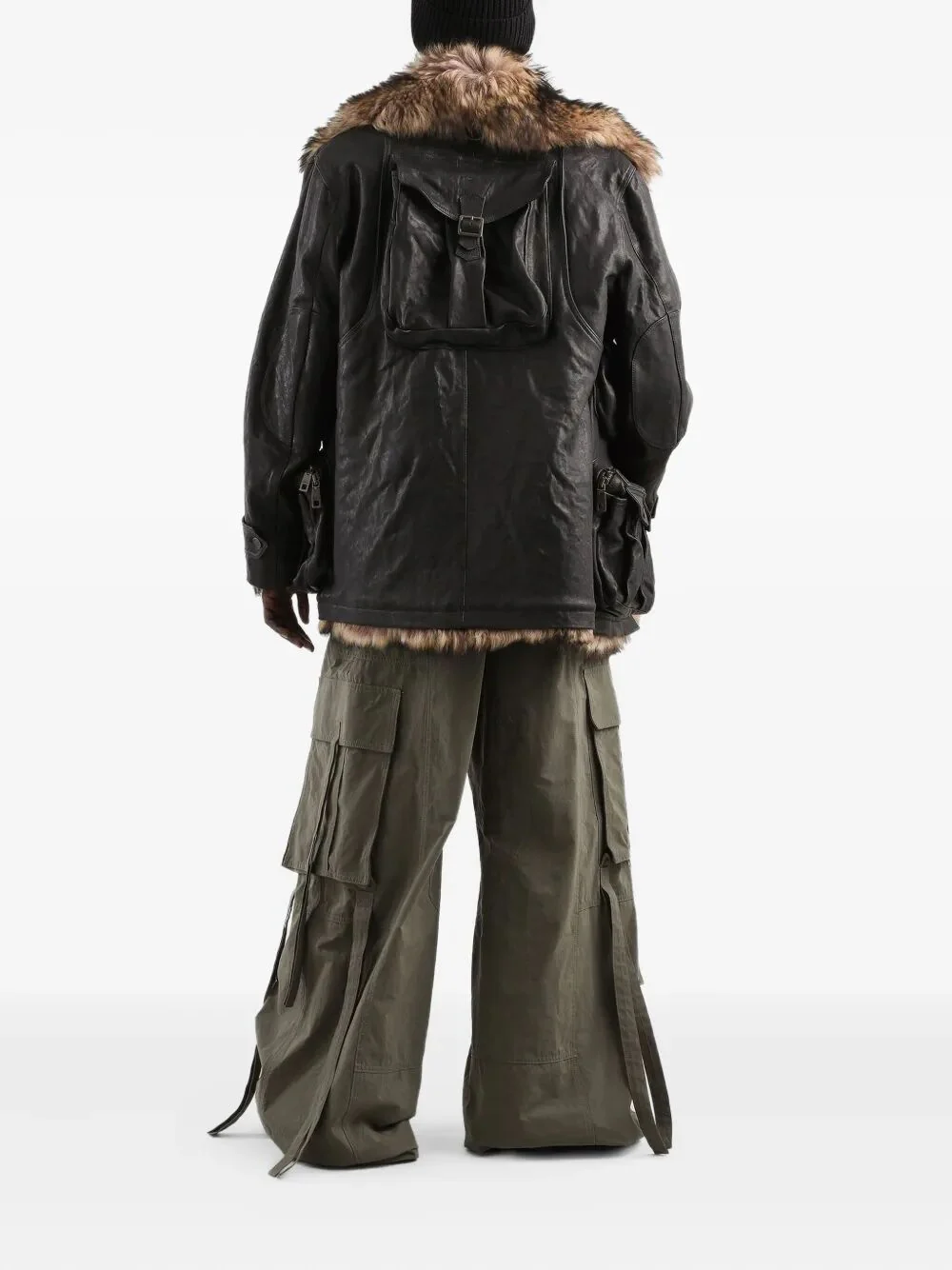 DOLCE & GABBANA Waxed Faille Trousers - Image 5
