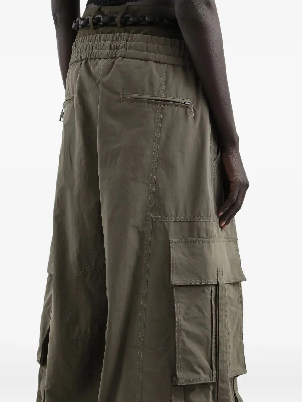 DOLCE & GABBANA Waxed Faille Trousers - Image 6