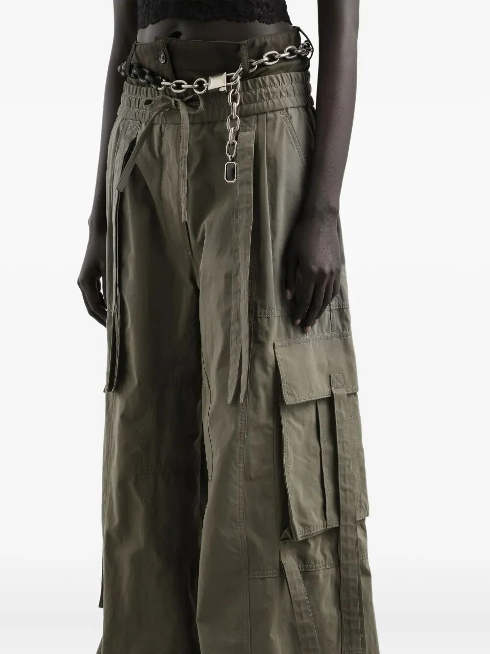DOLCE & GABBANA Waxed Faille Trousers - Image 7