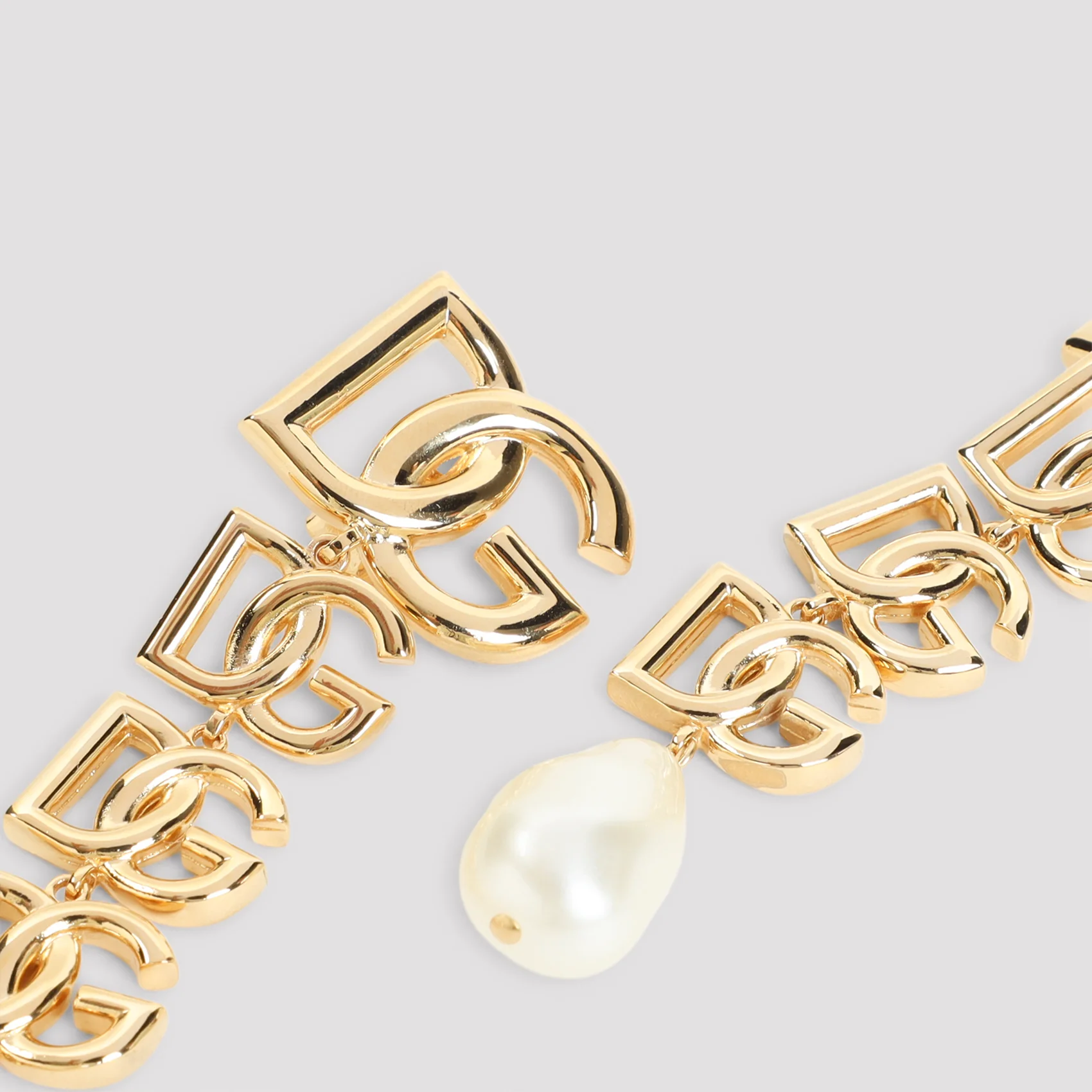 Dolce & Gabbana Women’s Brass & Plexiglass Drop Earrings - Image 5