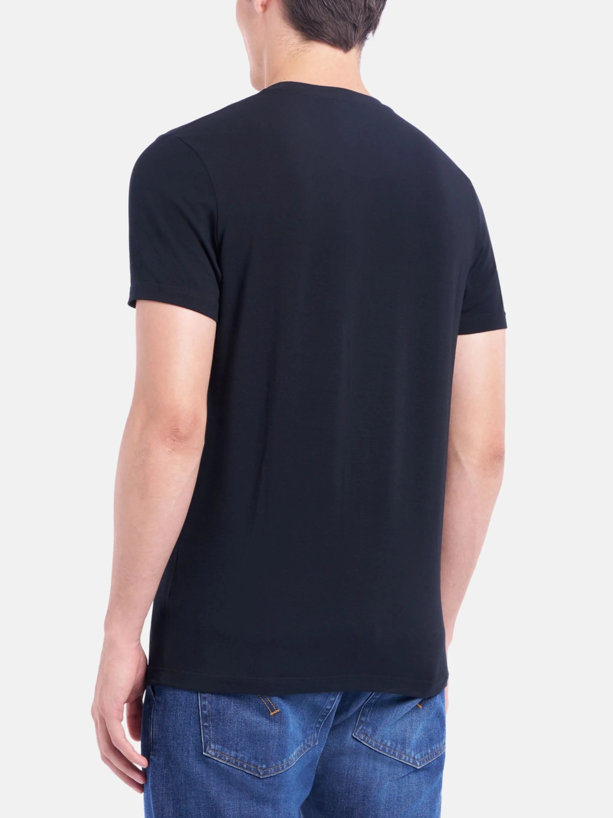Dondup Logo Round Neck Short Sleeve T-Shirt for Men - Image 3