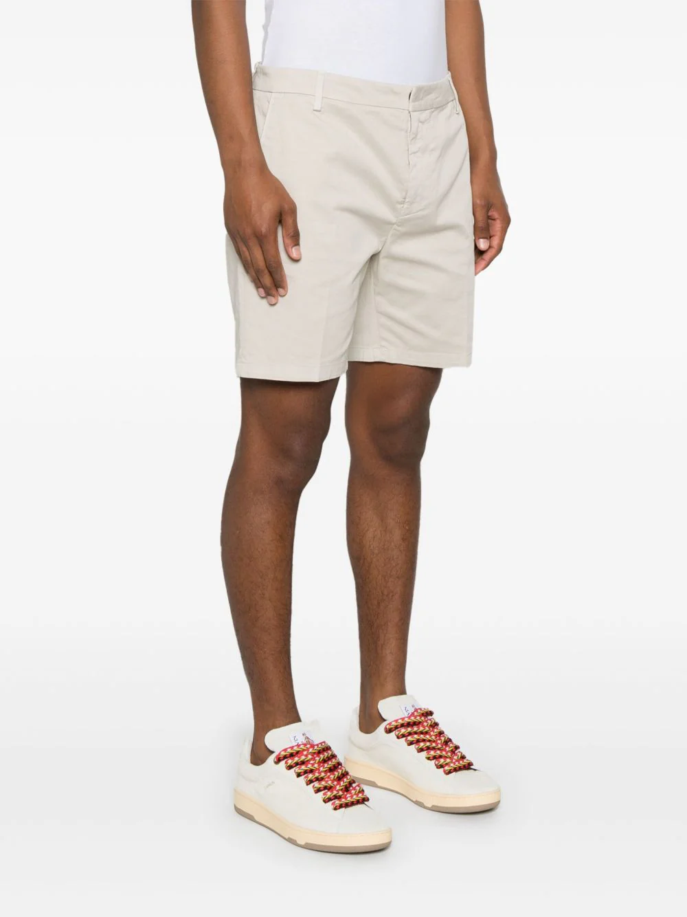 Dondup Men's Classic Fit Shorts with Concealed Fly and Button Fastening - Image 3