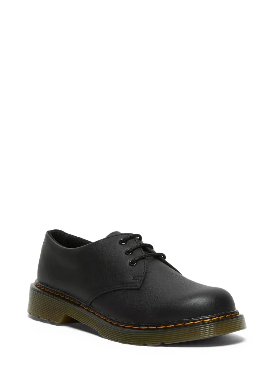 Dr. Martens Mini Lace-Up Leather Shoes for Kids - Image 3