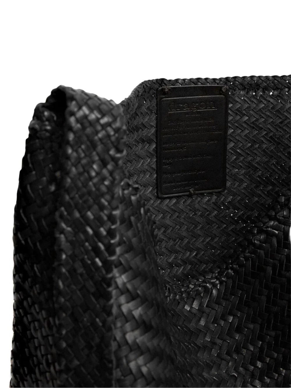 Dragon Diffusion Handwoven Tote Handbag - Dimensions: W 39 x H 36 x D 0.5 CM - Image 5