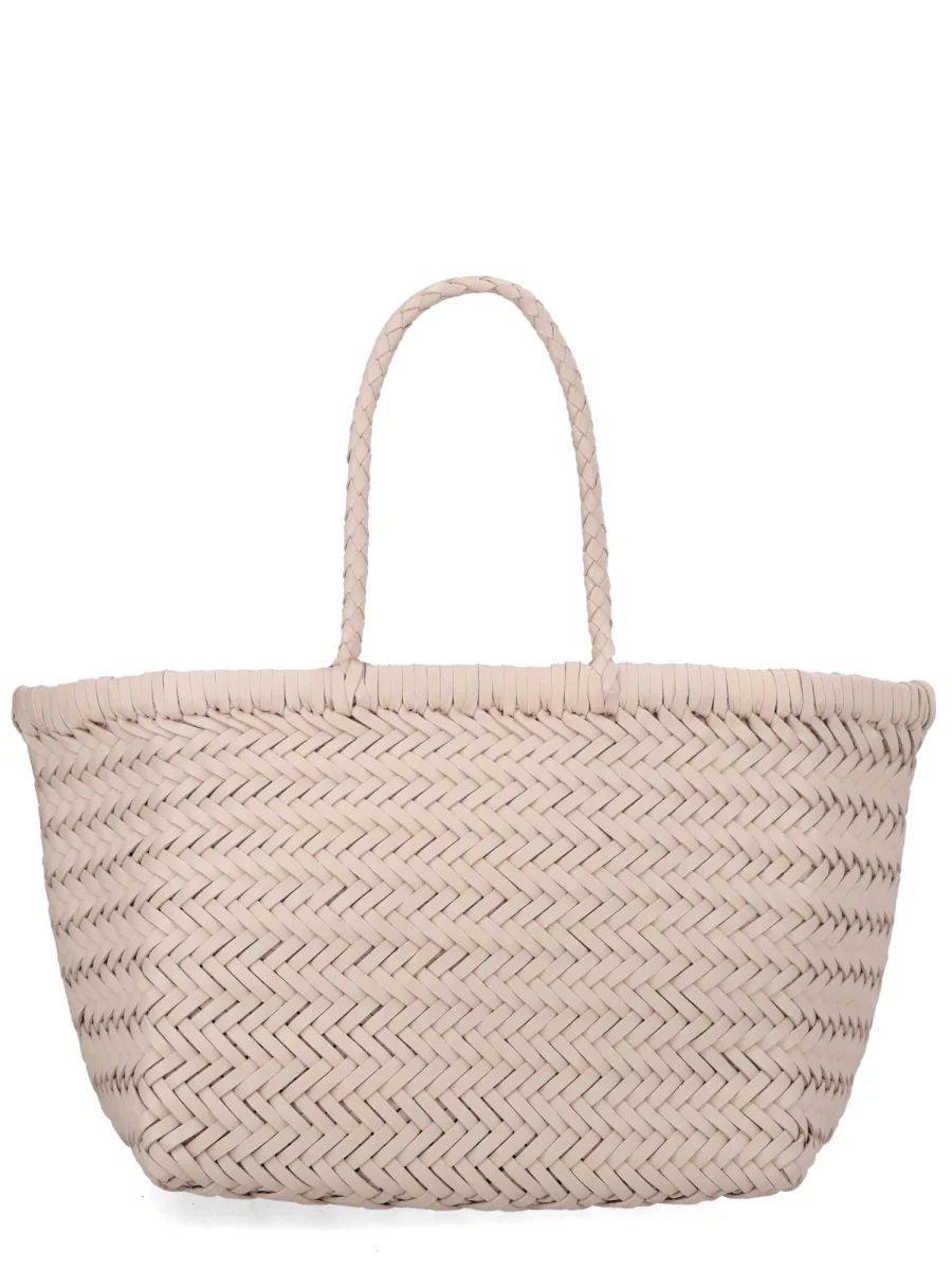 DRAGON DIFFUSION Small Bamboo Triple Jump Woven Tote Bag