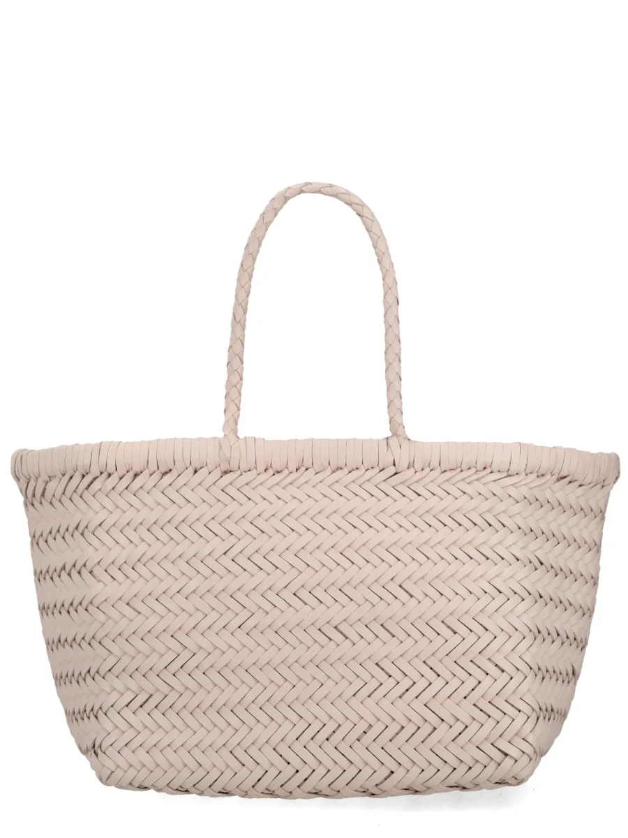 DRAGON DIFFUSION Small Bamboo Triple Jump Woven Tote Bag - Image 3