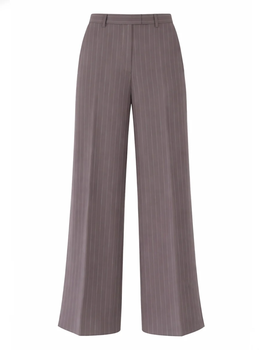 DRIES VAN NOTEN Belted Wool-blend Wide-leg Pants