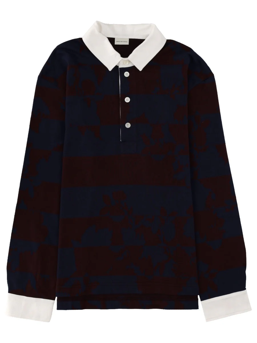 DRIES VAN NOTEN Cotton-jersey Polo Shirt