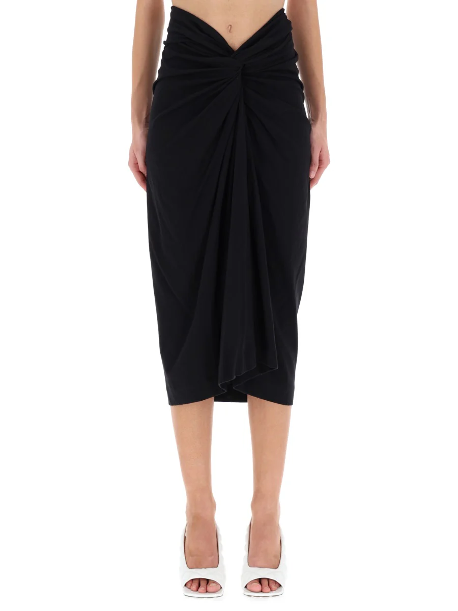DRIES VAN NOTEN Draped "herchive" Skirt