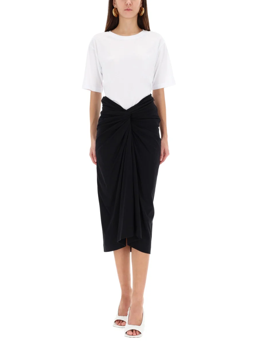 DRIES VAN NOTEN Draped "herchive" Skirt - Image 6