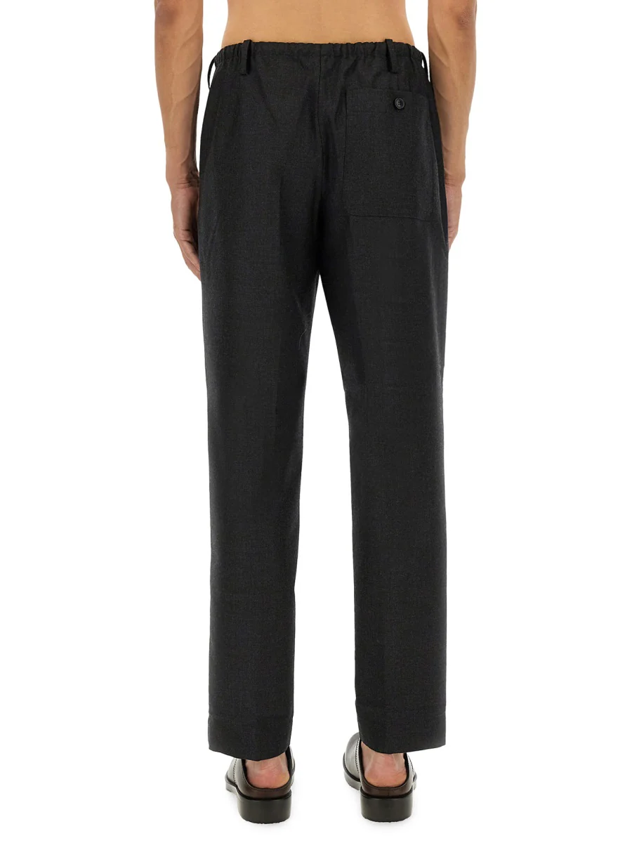 DRIES VAN NOTEN Straight Wool Pants - Autumn-Winter Men - Image 3