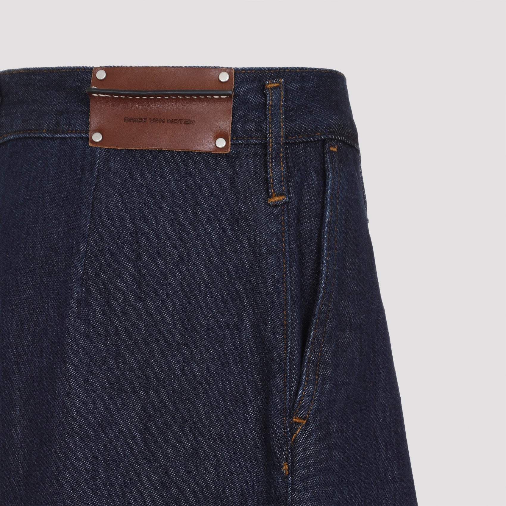 Dries Van Noten Women’s Pamplona Straight Denim Pants - Image 5