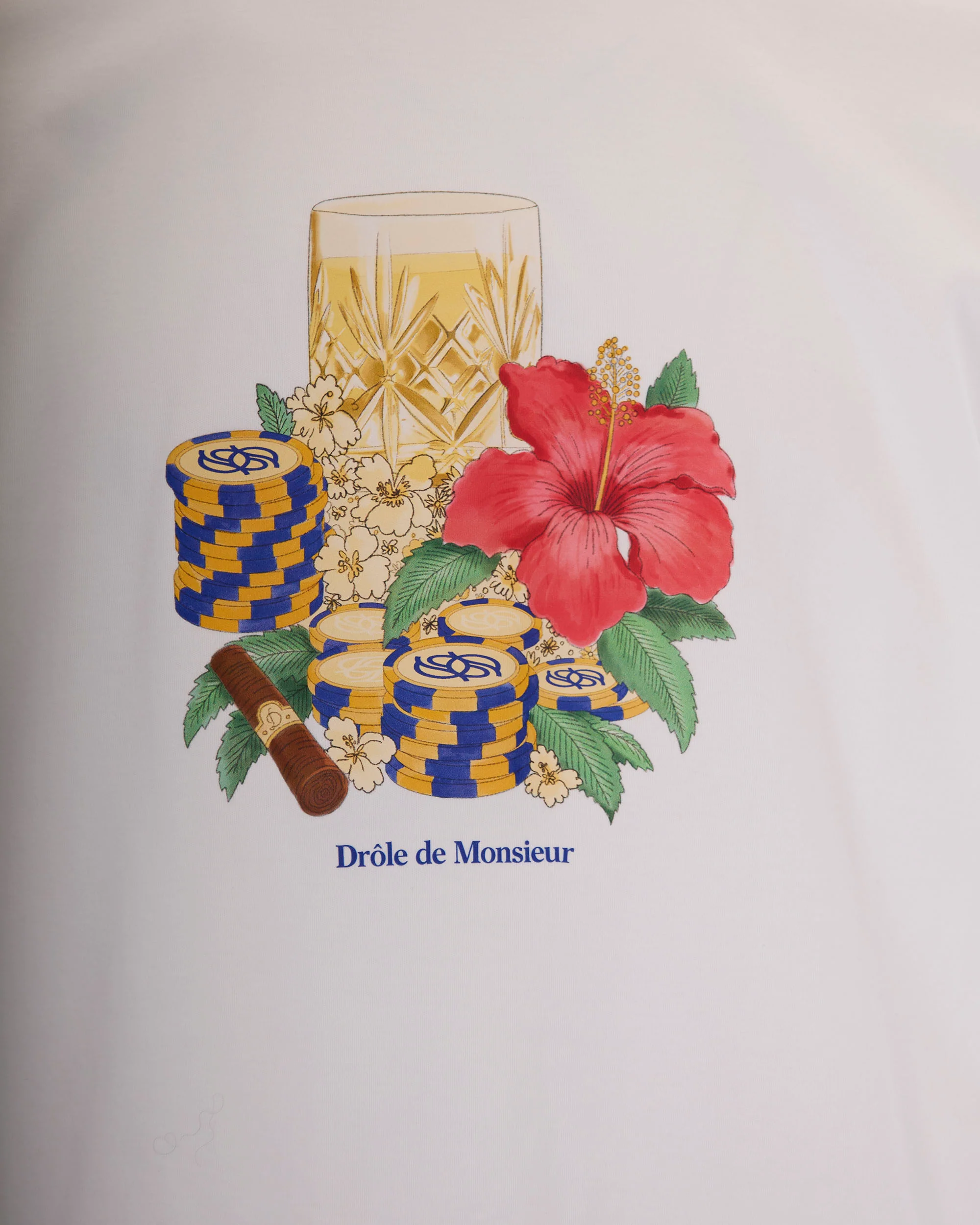 Drole De Monsieur Casual Cotton T-Shirt for Men - Image 3