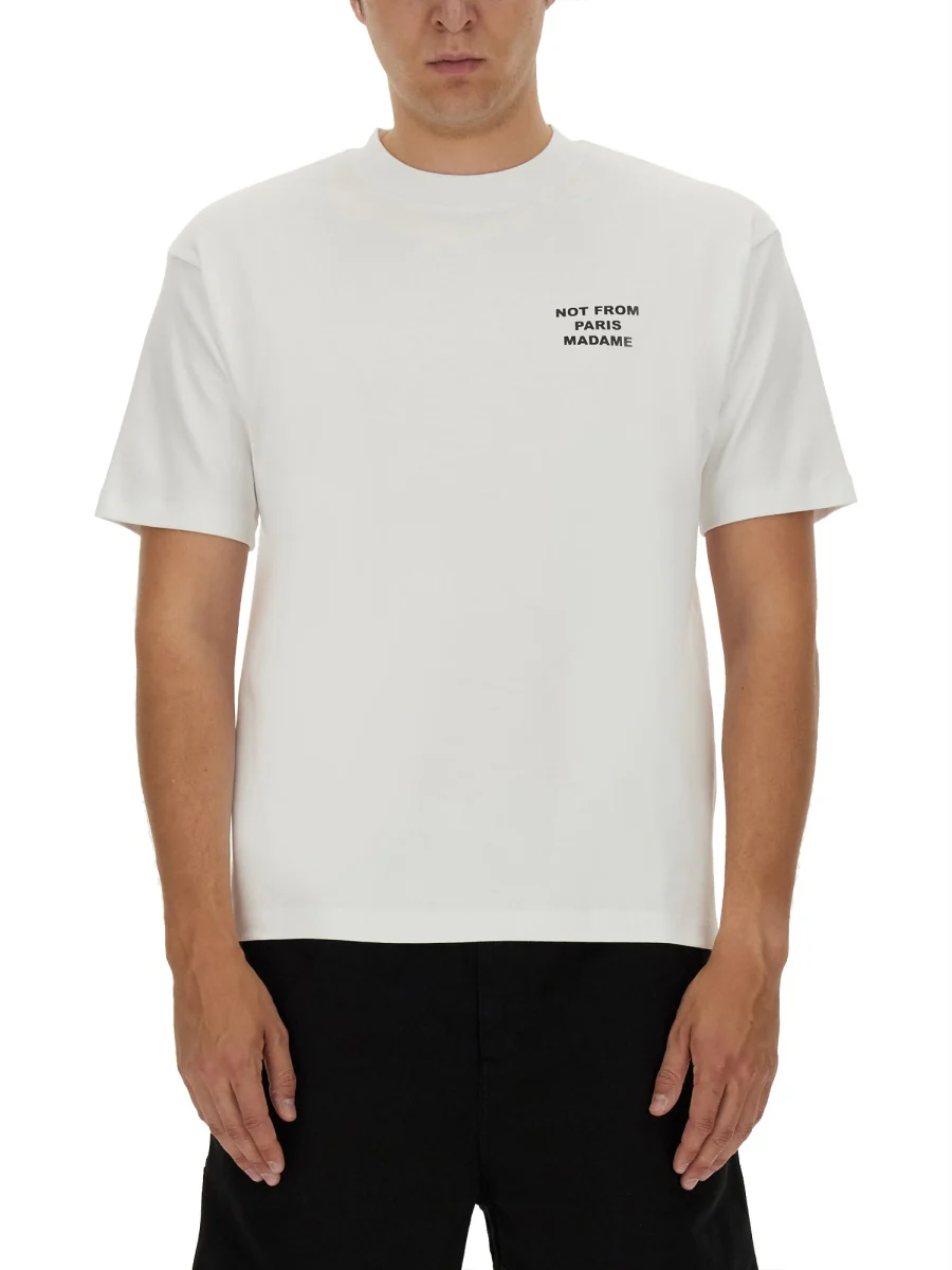 Drôle De Monsieur Classic Cotton T-Shirt - Size L - Image 3
