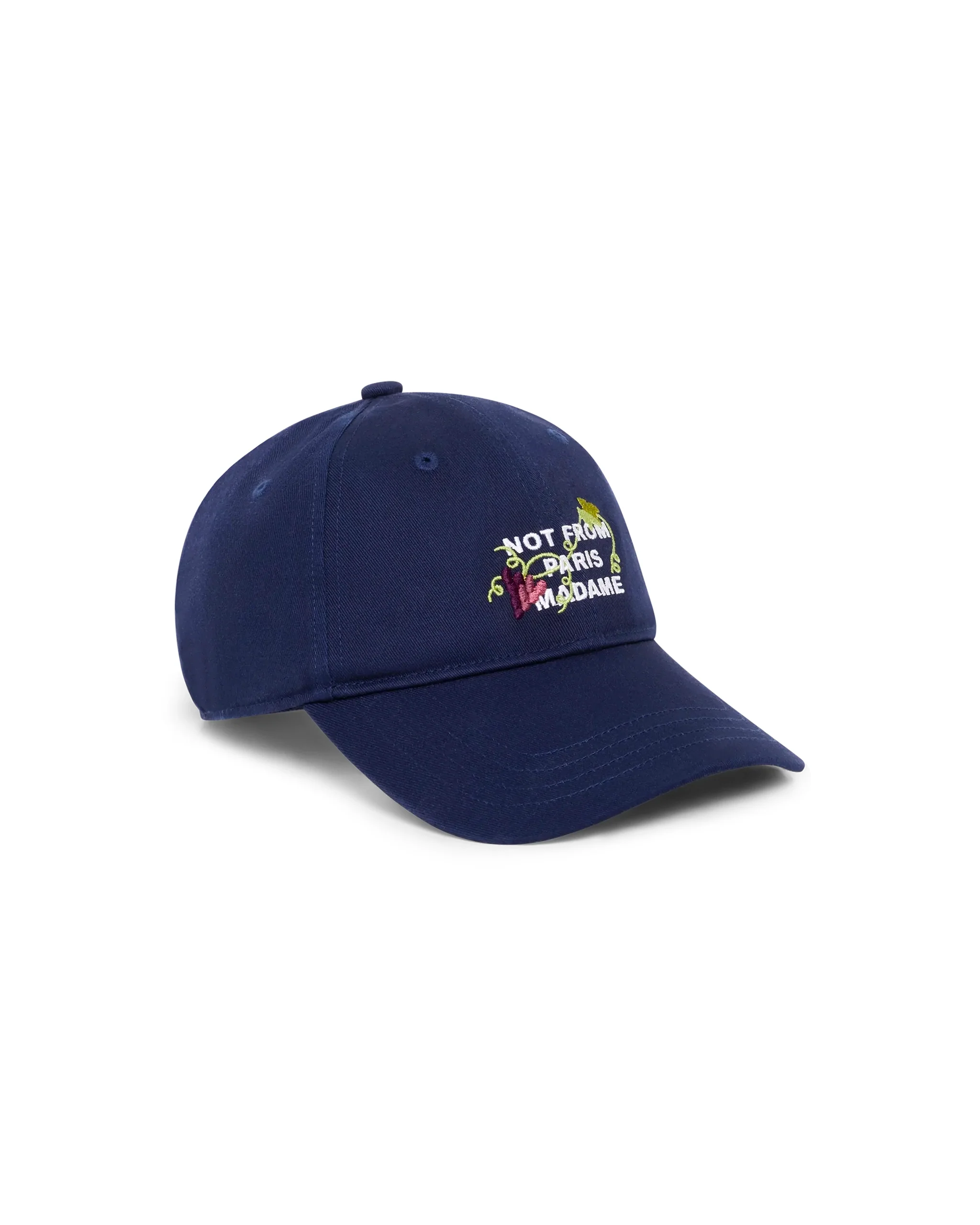 Drole De Monsieur Curved Visor Cap with Adjustable Strap - Image 2