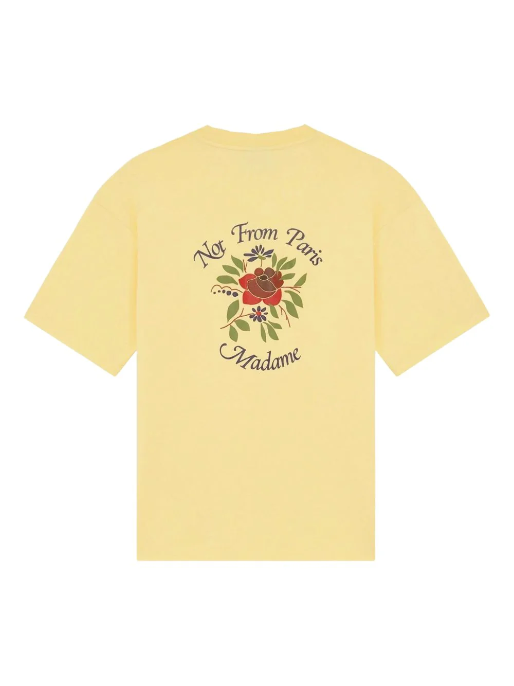 Drole De Monsieur Floral Print Round Neck Short Sleeve T-Shirt - Limited Edition - Image 3