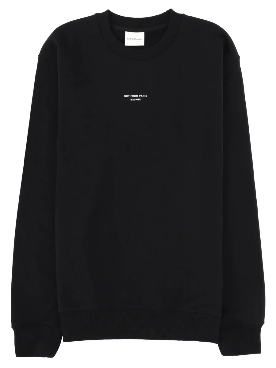 Drôle De Monsieur Men's 100% Cotton Crewneck Sweatshirt