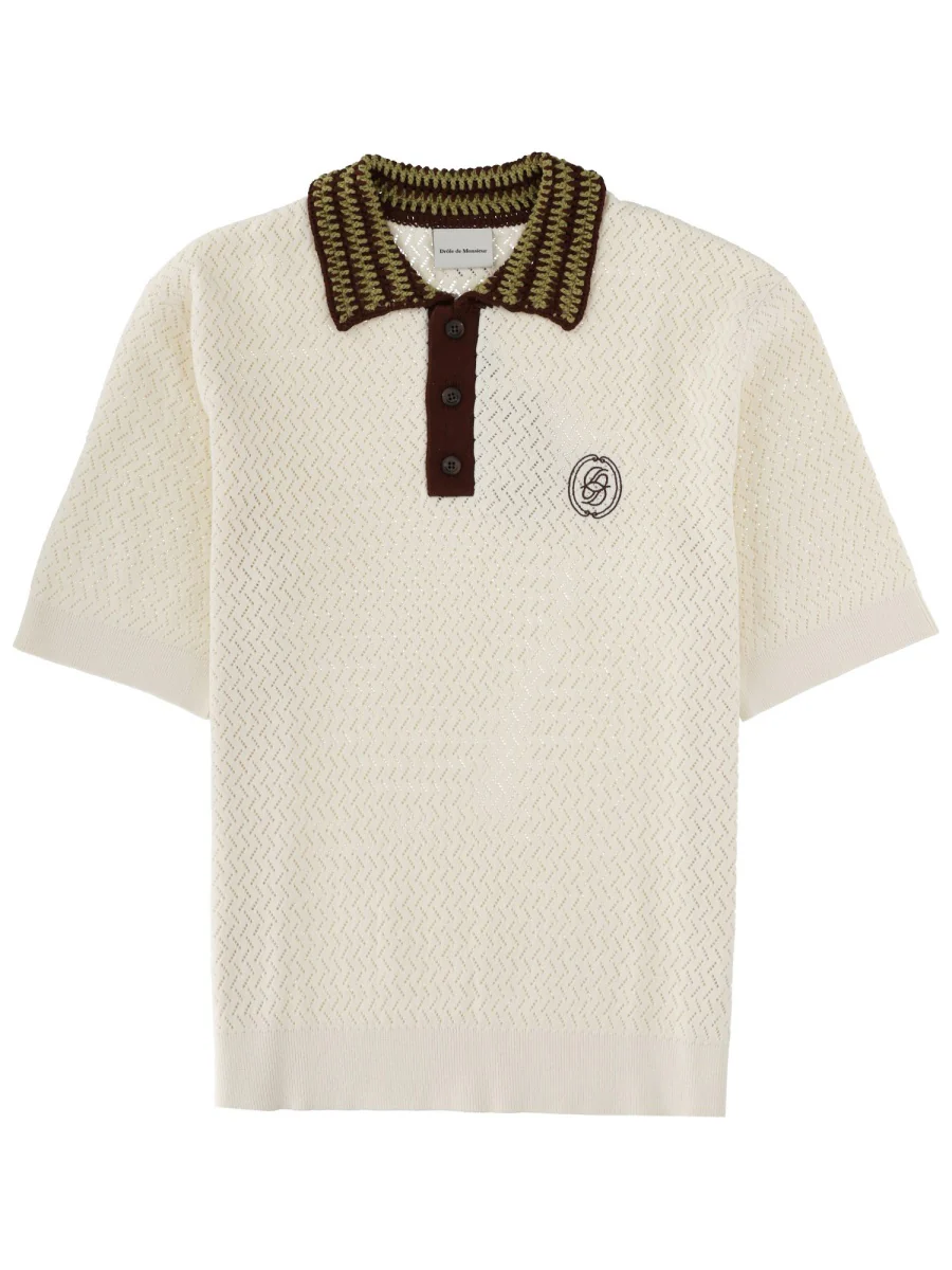 Drôle De Monsieur Men's Polo Shirt - Contemporary Style