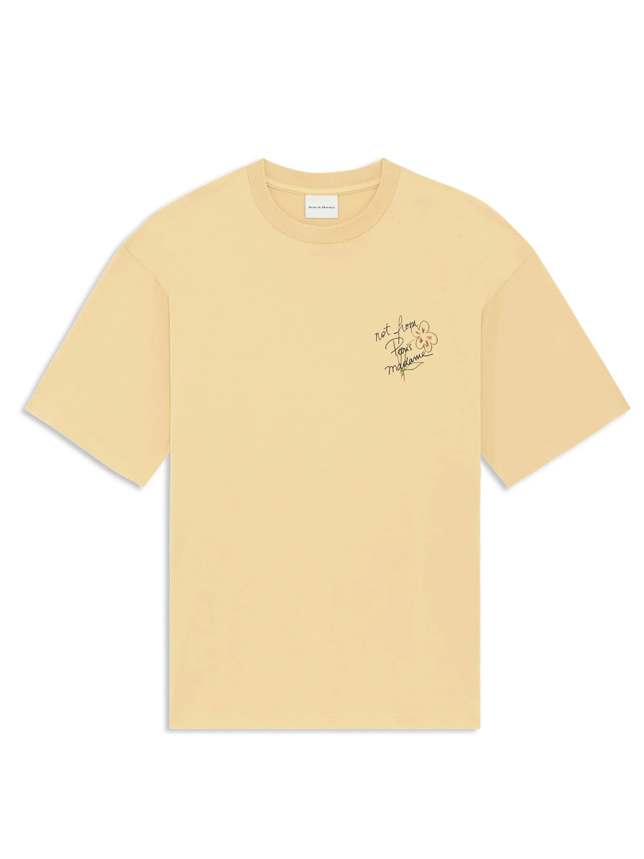 Drole De Monsieur Slogan Print T-Shirt - Size M
