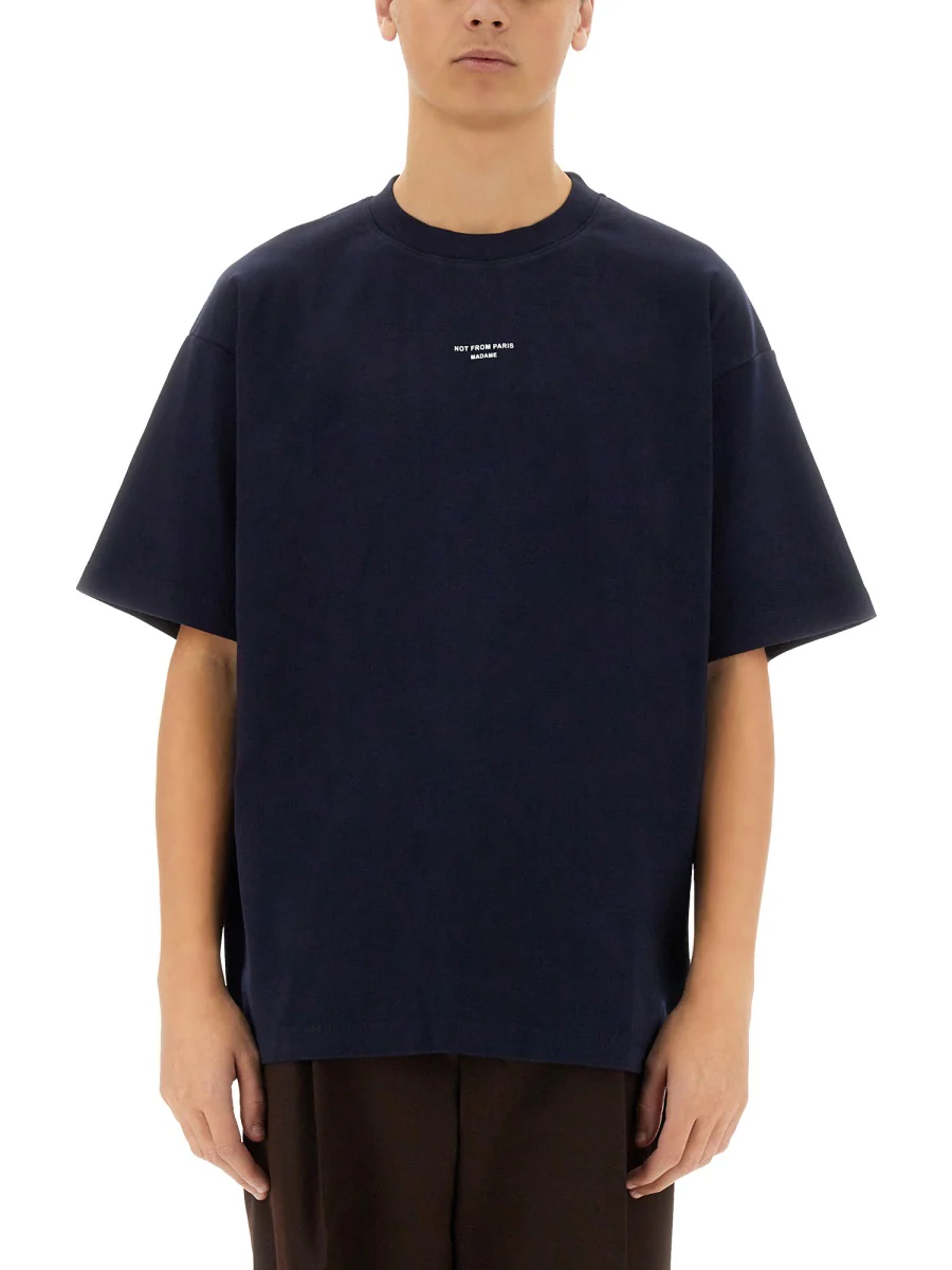Drôle De Monsieur Slogan T-Shirt - Regular Fit - Image 2