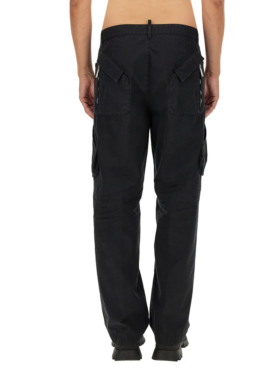 DSQUARED Cotton Pants - Image 4