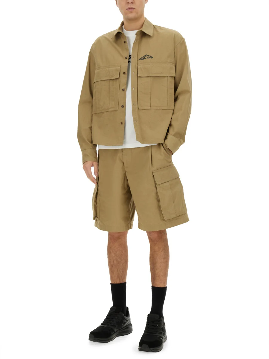 Dsquared Cropped Ripstop Shirt - Image 2