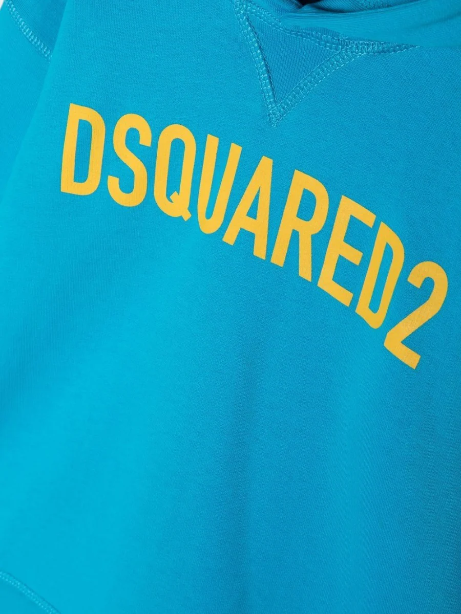 Dsquared Eco-Friendly Logo Hoodie for Kids - Image 3