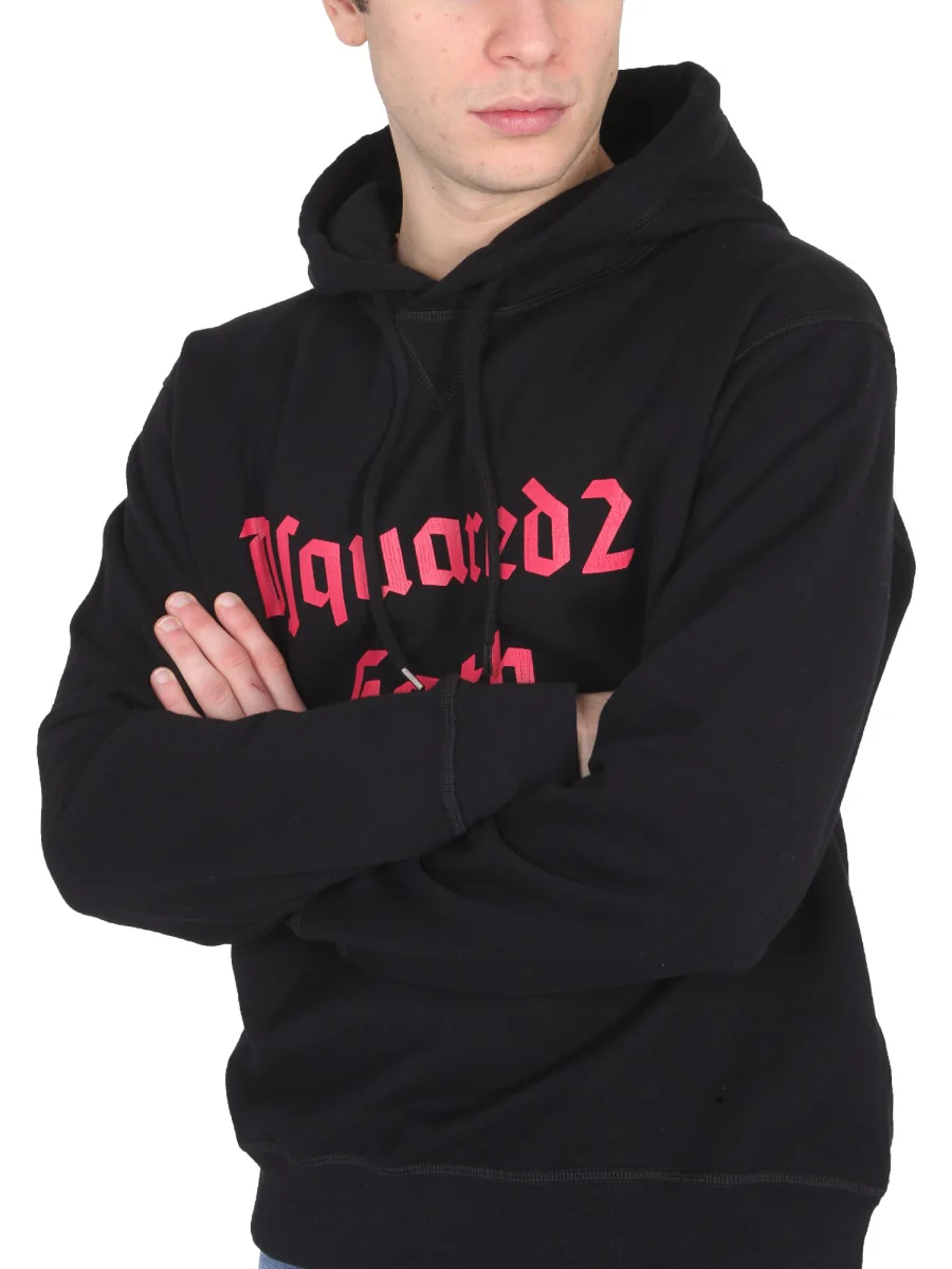 DSQUARED Gothsurfer Hoodie - Image 4